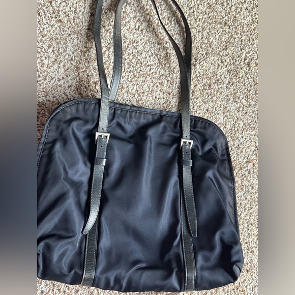Vintage Prada navy dark blue nylon handle shoulder bag - Picture 15 of 16